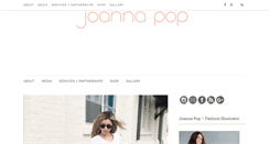Desktop Screenshot of joannapop.com